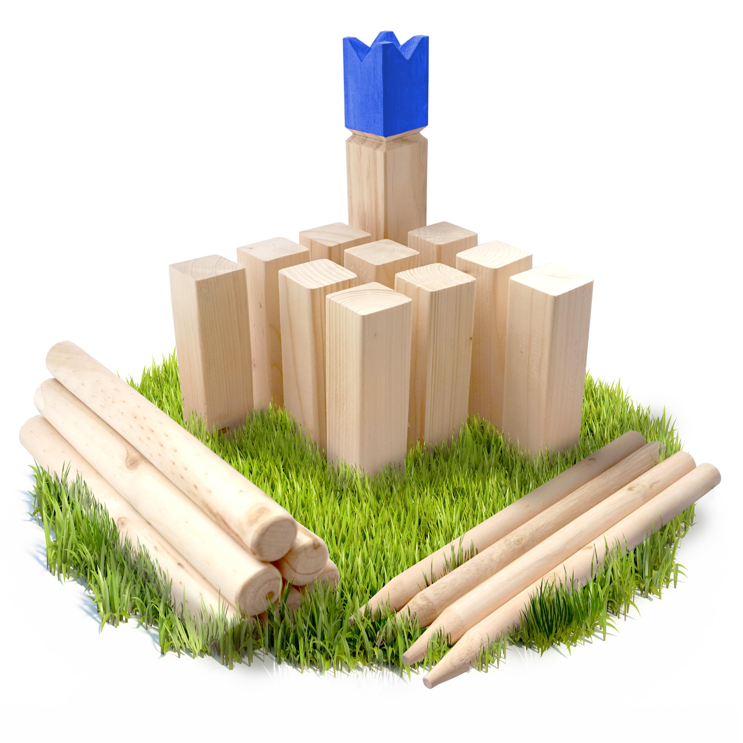 Viking Strategy Battle Game Wooden Outdoor Game Set